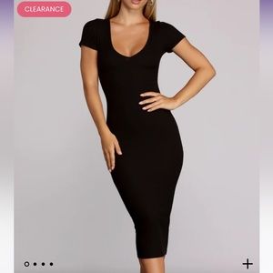 Windsor new never worn Casual Chic Midi Dress in black medium